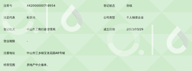 中山市三乡盛宇房地产中介服务部