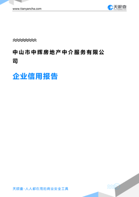 中山市中辉房地产中介服务(企业信用报告)- 天眼查